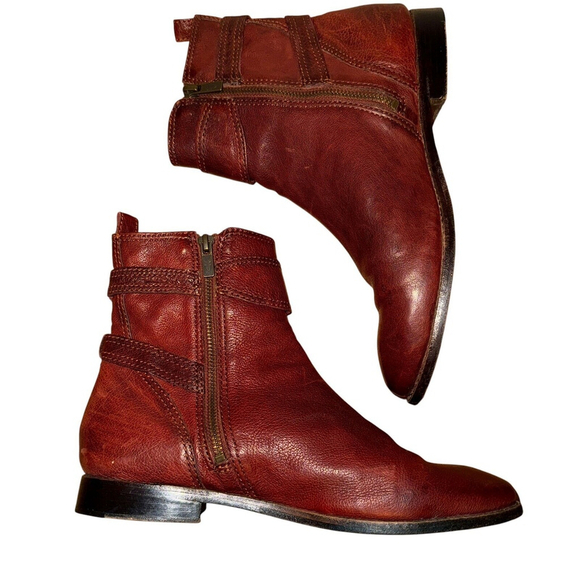 Frye Women's Ankle Boots in Rich Brown - Picture 7 of 9